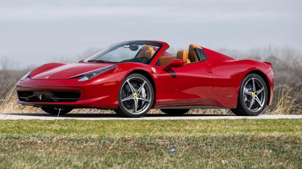 Rare 2014 Ferrari 458 Spider Heads To Mecum Indy 2024 Auction