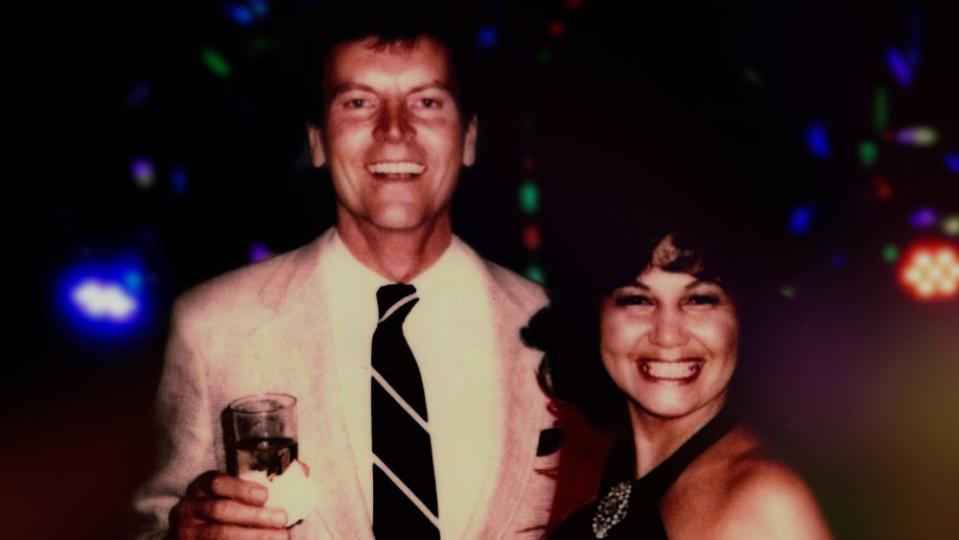 A vintage photograph of Gene Burkard and Gloria Tomita - Credit: Peter Jones Productions