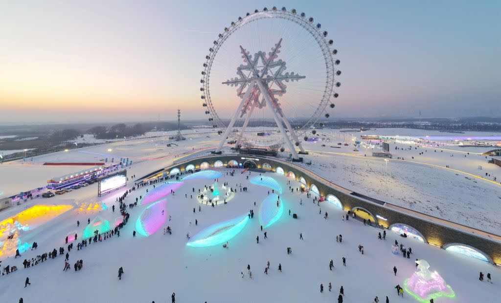 39th harbin international ice and snow festival kicks off