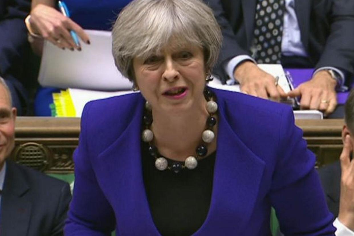 The Prime Minister came under heavy fire in the Commons over the fate of Carillion