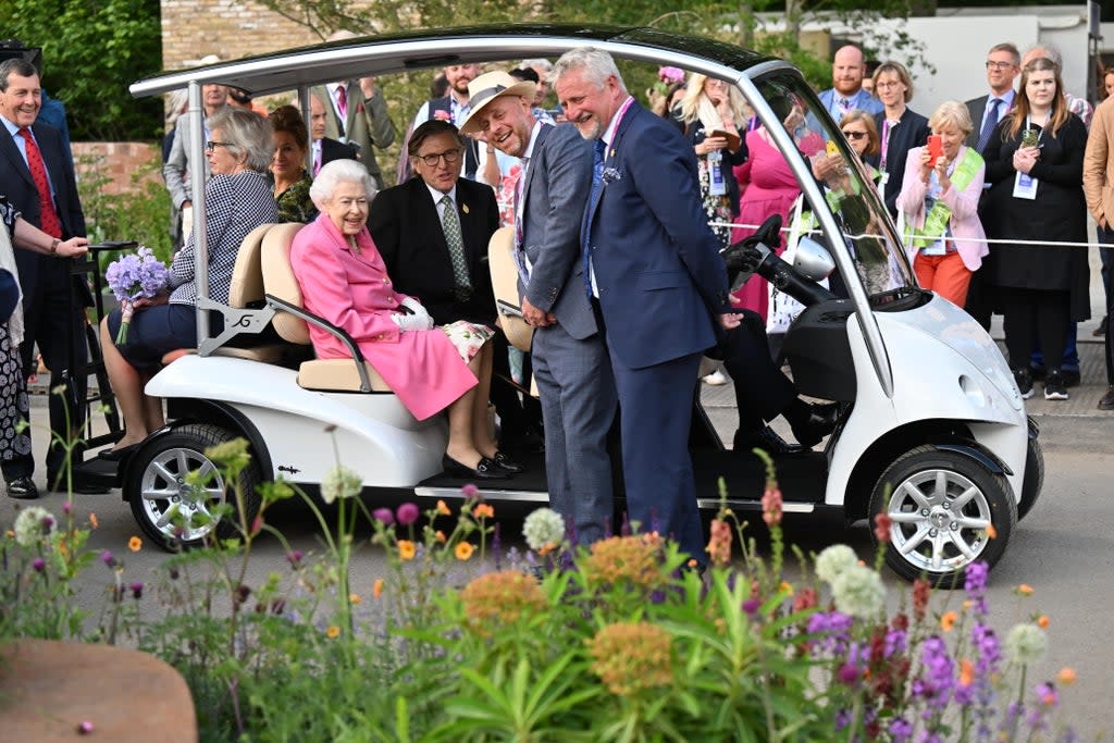 The Royal Household vehicle was making its public debut (Paul Grover/Daily Telegraph/PA) (PA Wire)