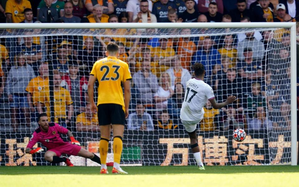 Toney tucks away a penalty. - David Davies/PA Wire