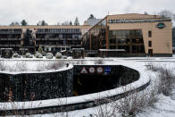 <p>In colder times! The forRestMix club hotel seen in December last year. (GETTY) </p>