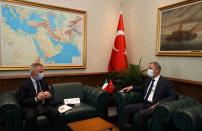 Turkish Defence Minister Akar meets with his Italian counterpart Guerini in Ankara