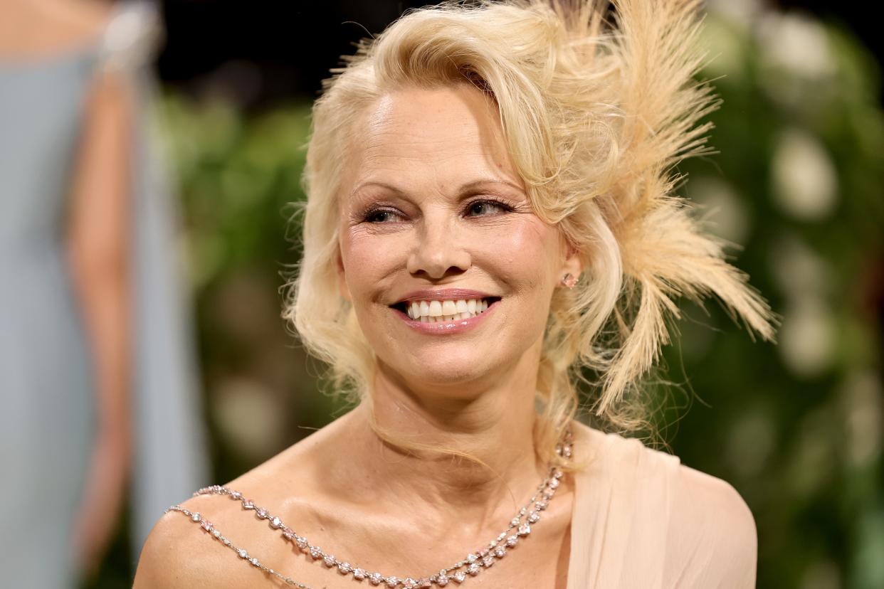 Pamela Anderson Is Absolutely Glowing at the Met Gala 2024 in Oscar de ...