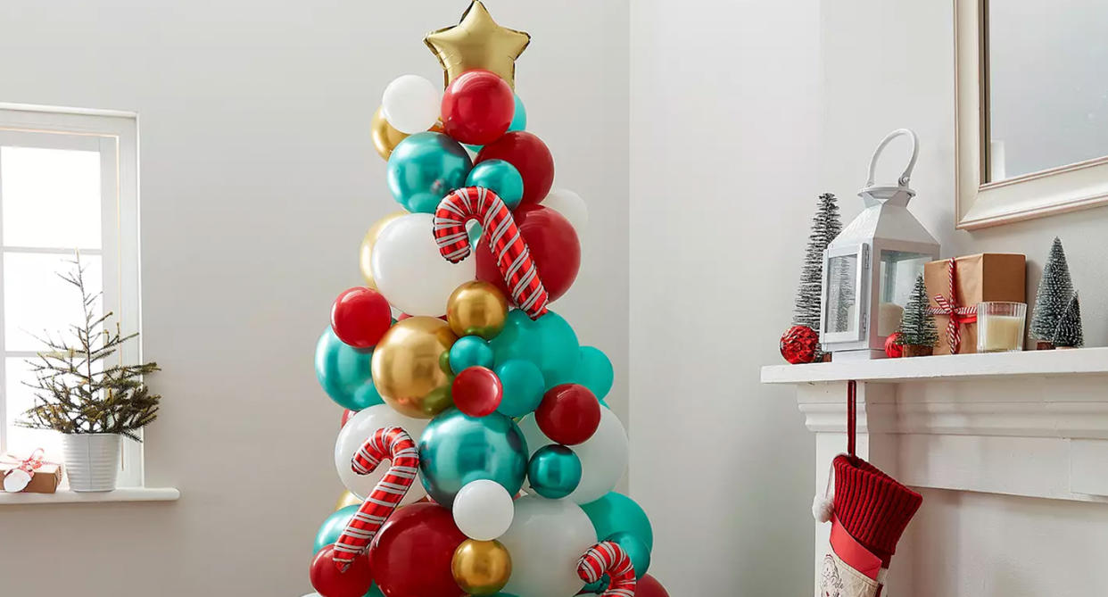 Sure to be a Christmas show-stopper: Meet the novelty balloon tree. (John Lewis & Partners)