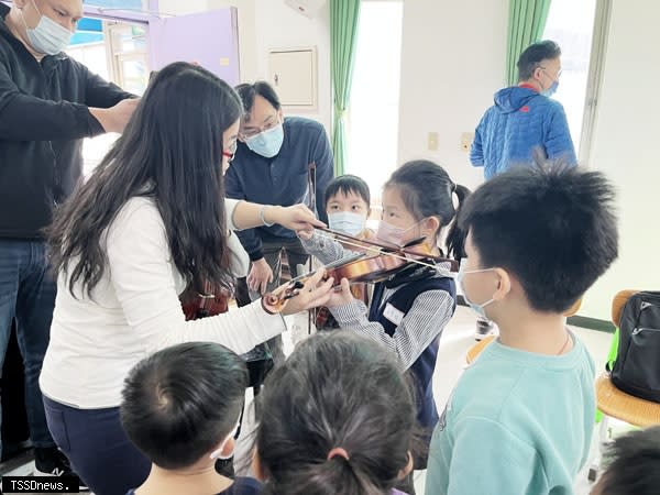 基隆市成功國小辦理音樂親子體驗營。（圖：成功國小提供）