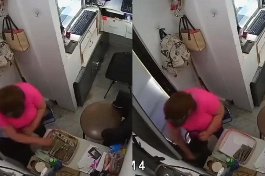Mujer roba 750 mil pesos en su segundo día de trabajo en una casa de cambio