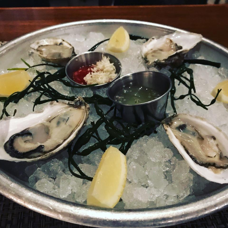 Oysters at JHBK in Morristown.