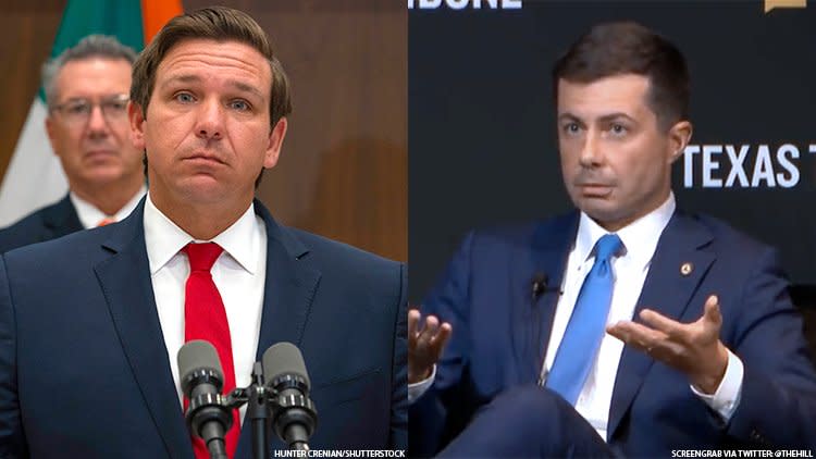 Ron DeSantis and Pete Buttigieg