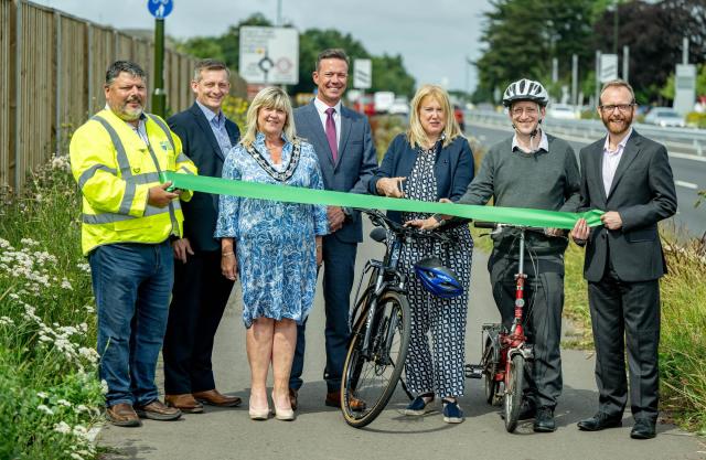 The official opening of the A259 duel carriageway scheme between Angmering and Littlehampton. Picture: county council