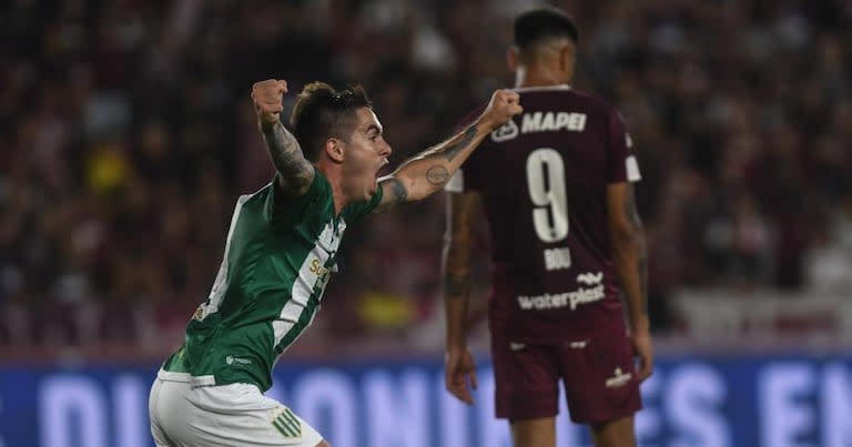 En el último clásico del Sur Banfield le empató agónicamente a Lanús como visitante