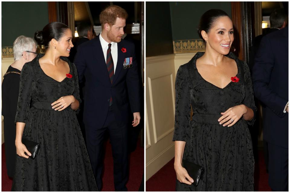 Meghan's attended Remembrance Day service with her husband, Prince Harry. 