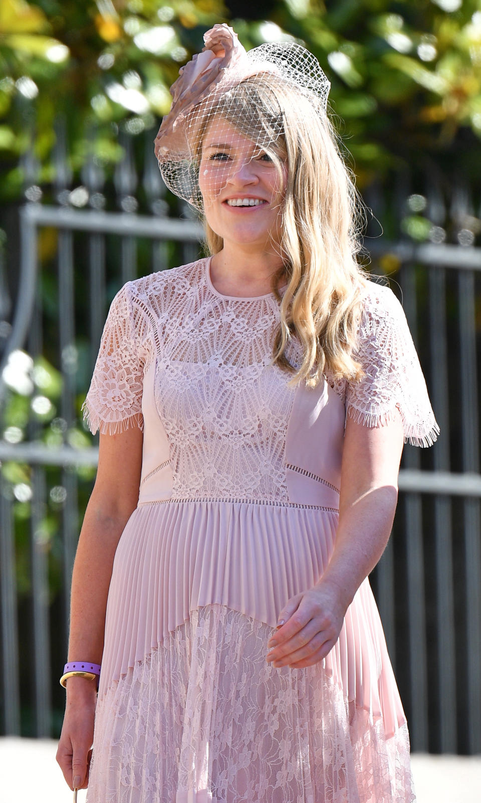 Amy Pickerill at the royal wedding. [Photo: Getty]