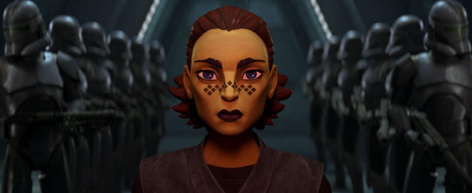 Ex-Jedi Barriss Offee falls in with Darth Vader's Inquisitors in the animated series "Star Wars: Tales of the Empire."