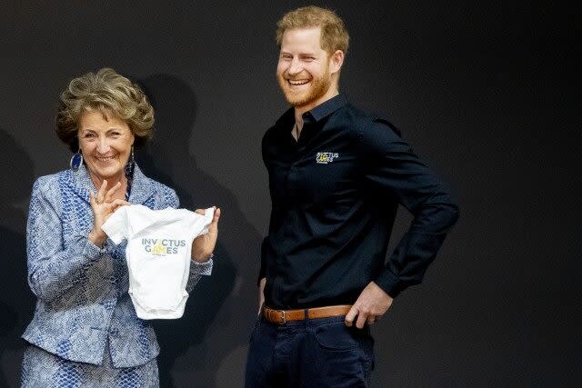 Prince Harry is relishing being a new dad.