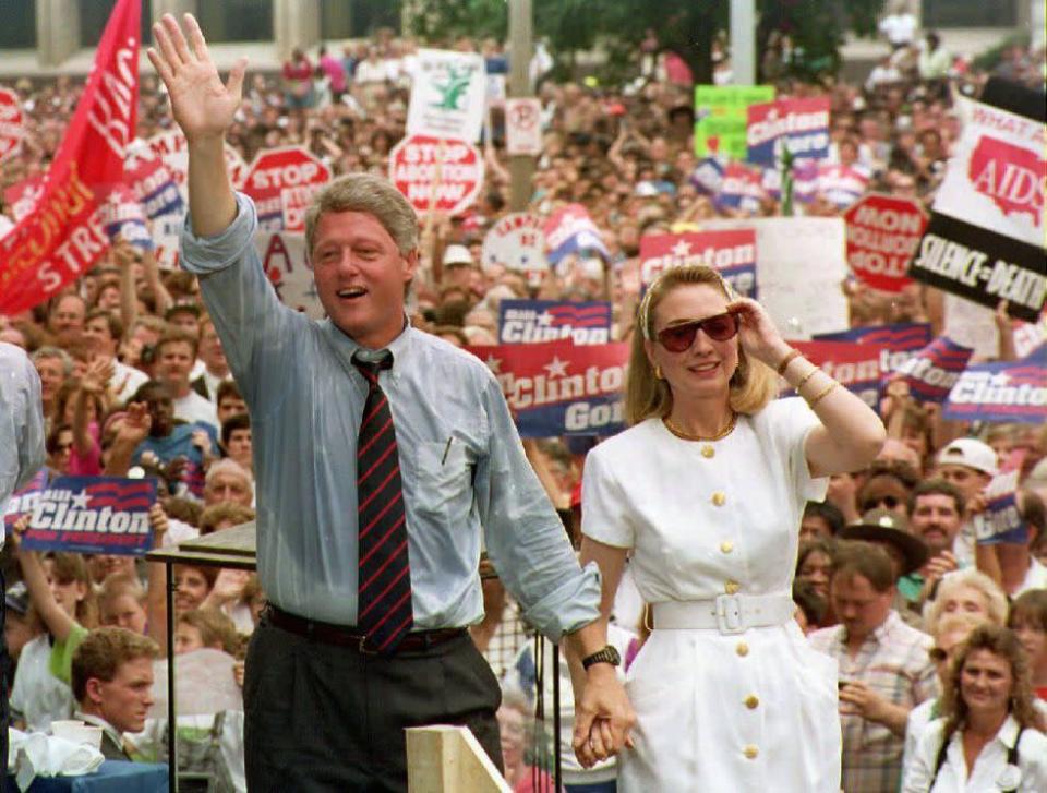 Los momentos más dulces de Hillary y Bill Clinton