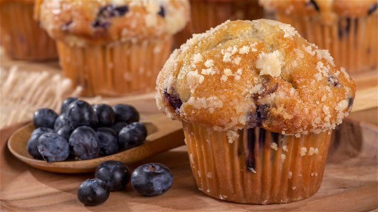 Fresh homemade Jordan Marsh muffins