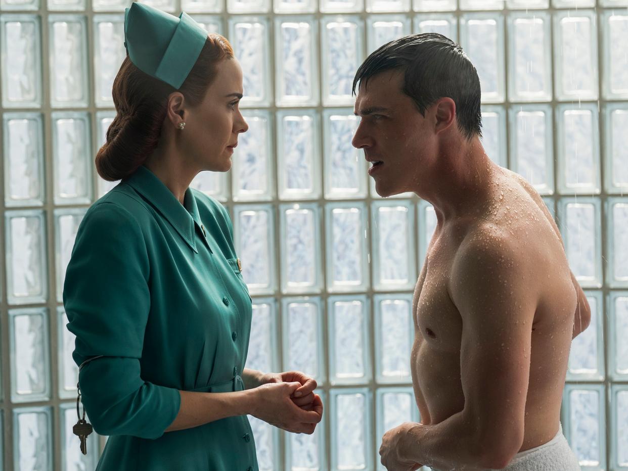 Sarah Paulson and Finn Wittrock in 'Ratched' (Saeed Adyani/Netflix)