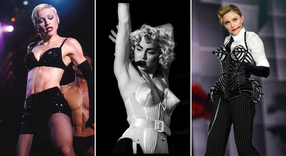 Madonna&#39;s stage outfits paved the way for many artists to come. (Getty Images)