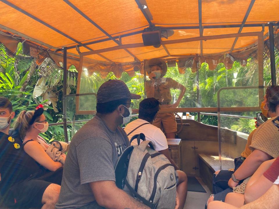 The Jungle Cruise ride at Disney World's Magic Kingdom.