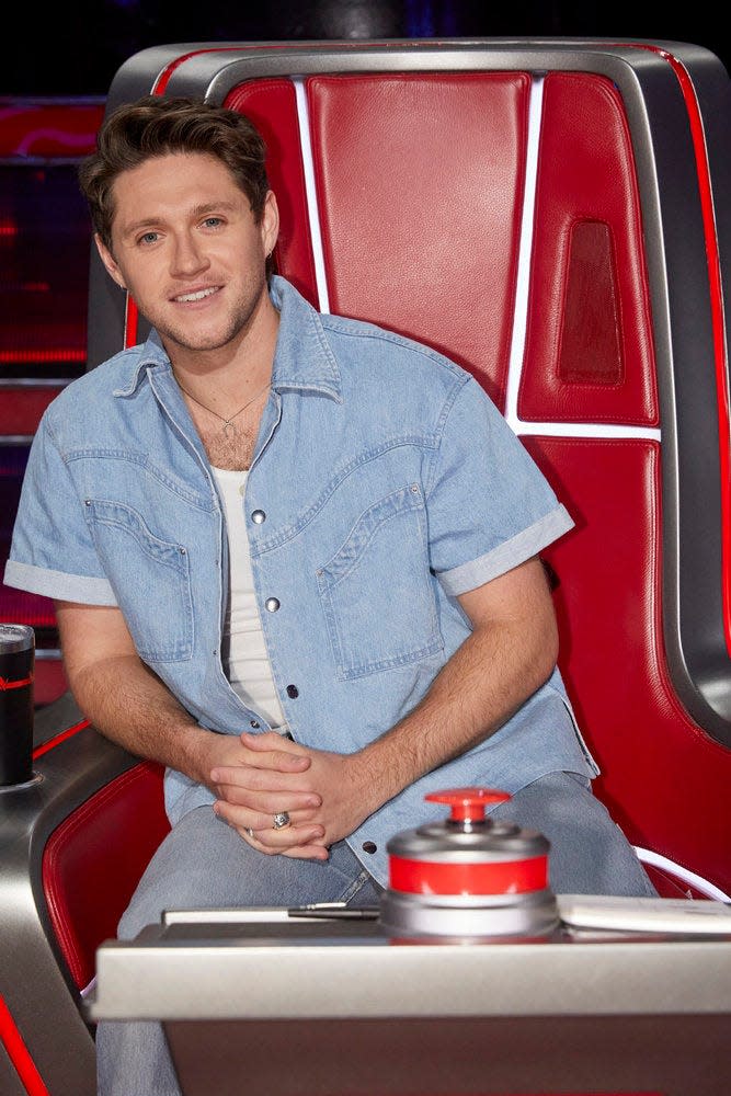 THE VOICE -- “The Battles Premiere” Episode 2307  -- Pictured: Niall Horan -- (Photo by: Trae Patton/NBC)