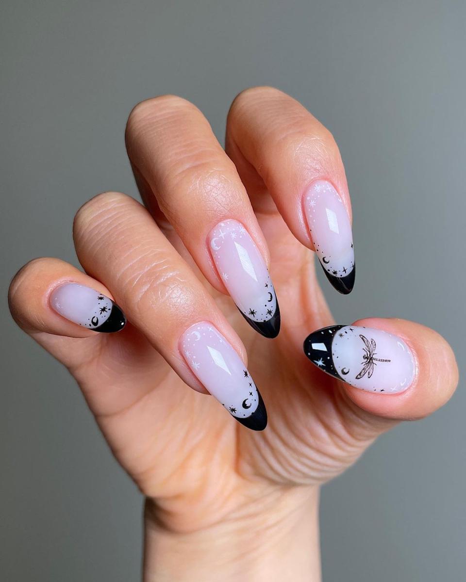 Counting down the days to Halloween? (Same.) This mani should hold you over.