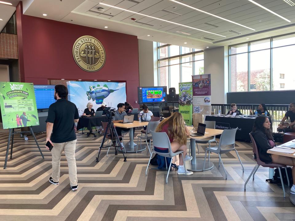 FSU and Venture Valley host a video game tournament on FSU's campus in the Student Union building on Thursday, September 14, 2023.