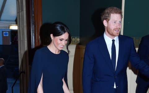 Prince Harry and Meghan Markle attended - Credit: John Stillwell/PA