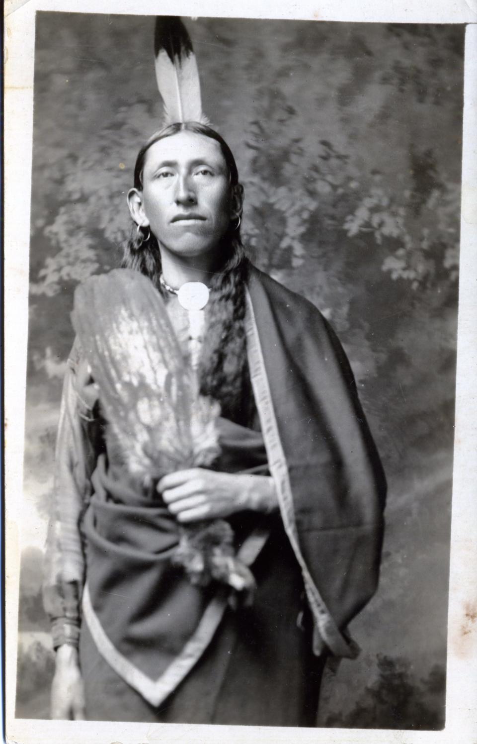 Portrait of an Osage man