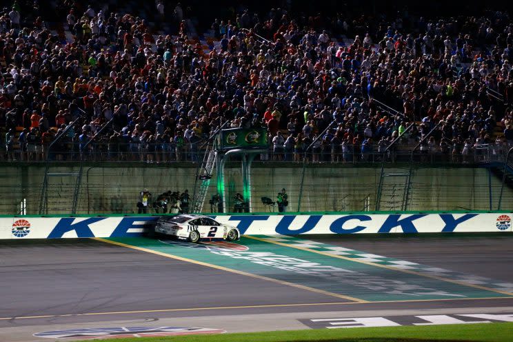 Brad Keselowski has three wins at Kentucky. (Getty)