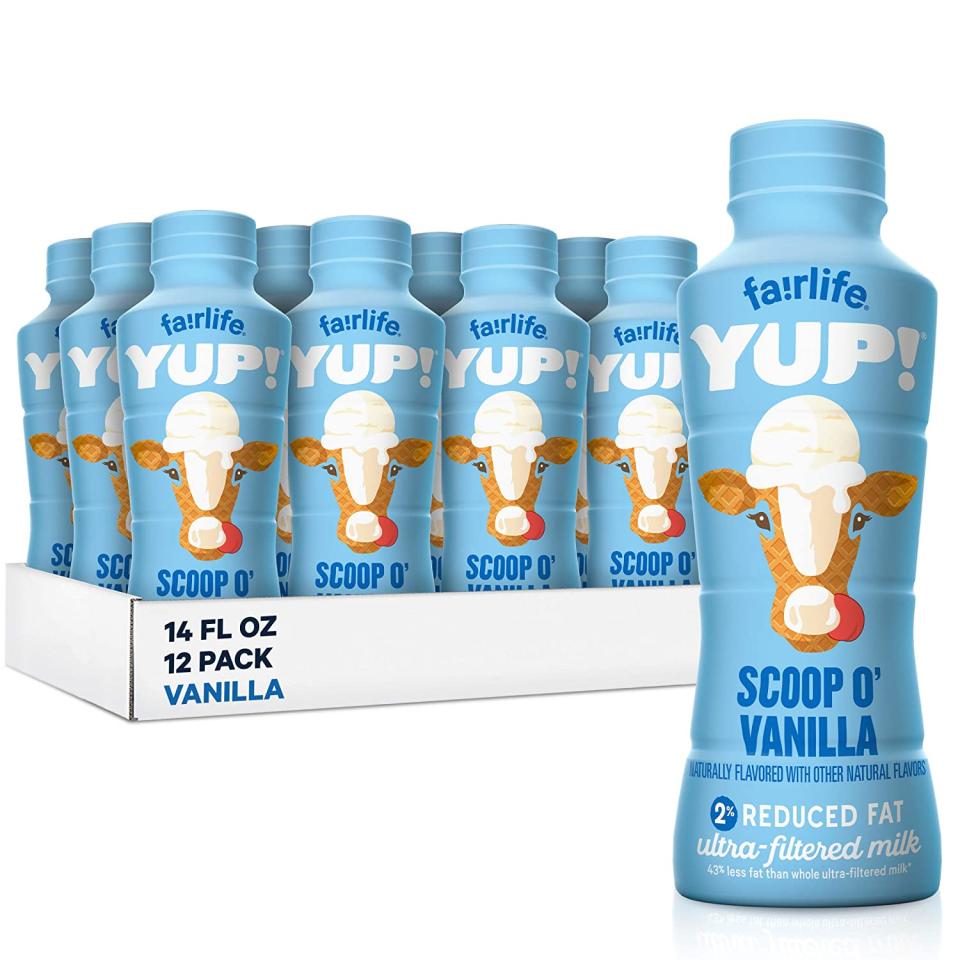 fairlife YUP! Low Fat, Ultra-Filtered Milk, Smooth Vanilla Flavor