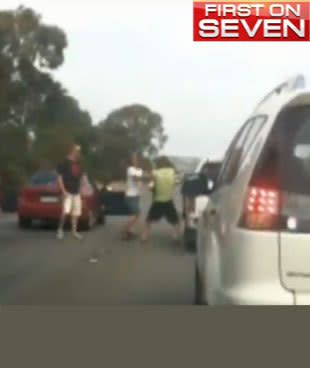 <p>EXCLUSIVE: Shocking road rage attack</p>