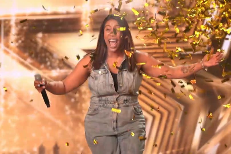 Taryn Charles earned a golden buzzer with her stunning performance