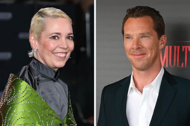 Olivia Colman and Benedict Cumberbatch