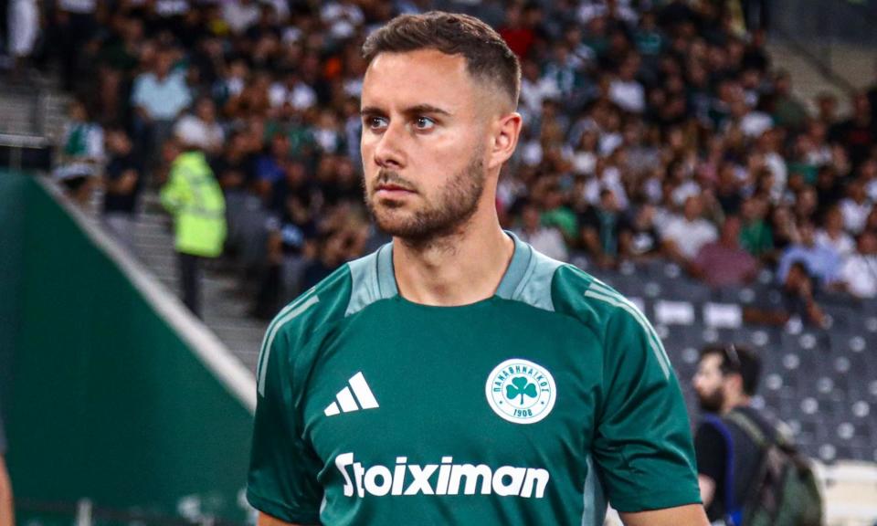 <span>George Baldock, a former Sheffield United defender, signed for Panathinaikos in the summer.</span><span>Photograph: Orange Pictures/Shutterstock</span>