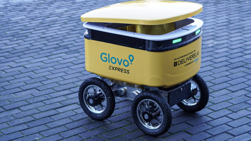 Robot repartidor de Glovo.