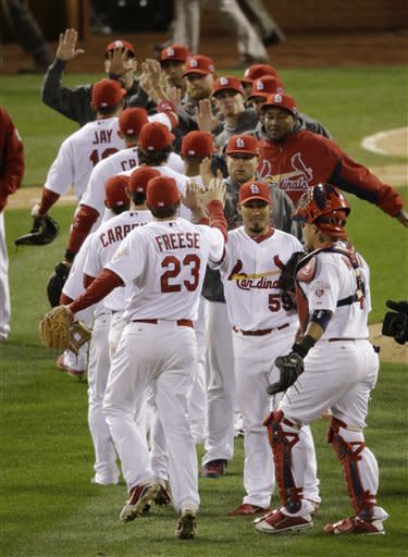Freese, Jay , Descalso  Stl cardinals baseball, Cardinals team