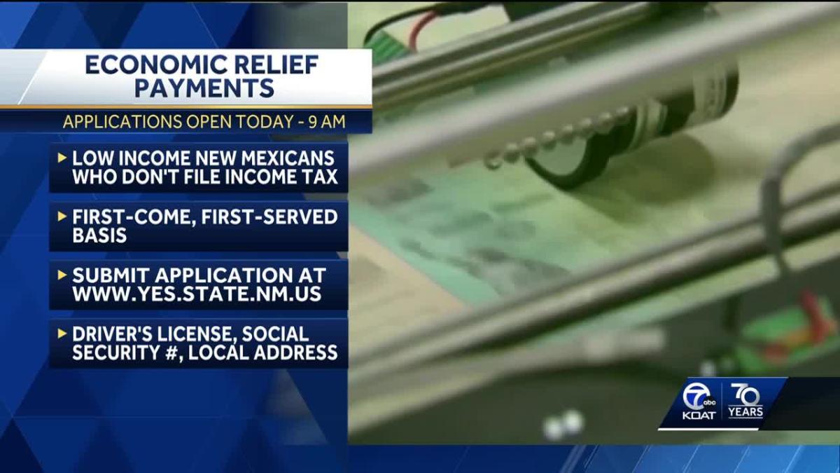 Applications for New Mexico rebate checks begin for nontax filers