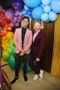 The guys opened their first-ever pop-up shop on the East Coast in celebration of Pride, giving a rainbow makeover to the Tie Bar location on New York City's Madison Avenue. "We have been wanting to do something big for Pride for years, so I am so excited for this collaboration with The Tie Bar building the go-to collection and location for all your Pride needs," said Ferguson. Proceeds from sales benefit <a href="https://www.tietheknot.org/" rel="nofollow noopener" target="_blank" data-ylk="slk:Tie the Knot;elm:context_link;itc:0;sec:content-canvas" class="link ">Tie the Knot</a>, Mikita and Ferguson's non-profit that fights for marriage equality.