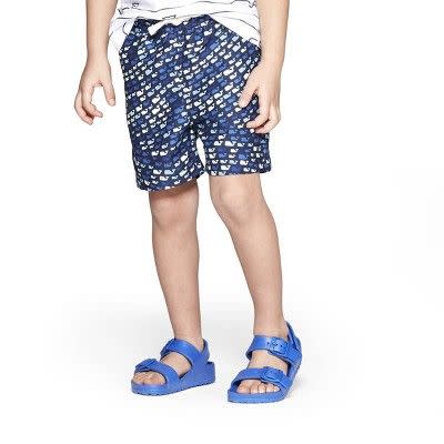 Toddler Boys' School of Whales Swim Trunks