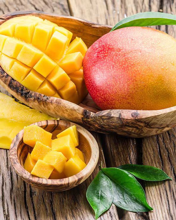 <p>Sweet, succulent mangoes contain 122 milligrams of vitamin C per fruit. They’re also a potent source of zeaxanthan, an antioxidant that helps keep your eyes healthy by filtering out harmful blue light rays that contribute to macular degeneration. Not sure peeling is worth the effort? Don't sweat it - the frozen variety is just as healthy and makes an awesome addition to smoothies.</p>