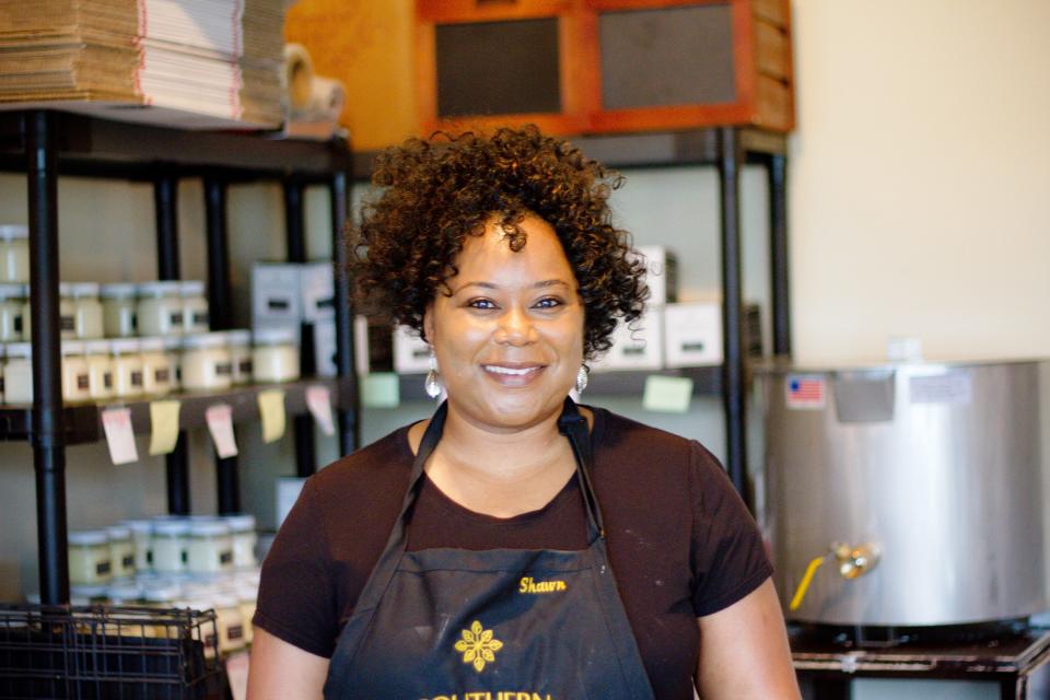 D'Shawn Russell got her start selling at the farmers market.