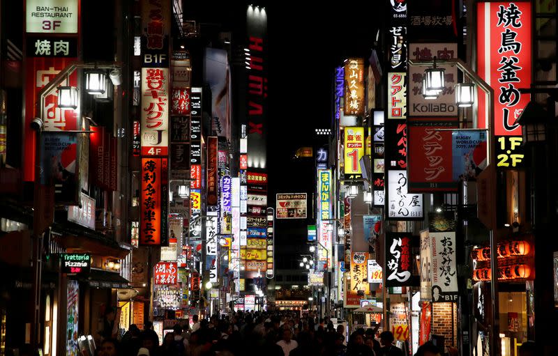 FILE PHOTO: Shinjuku's nightlife district of Kabukicho, Tokyo