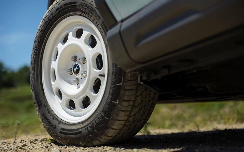 The Ford Bronco Sport Heritage Edition.