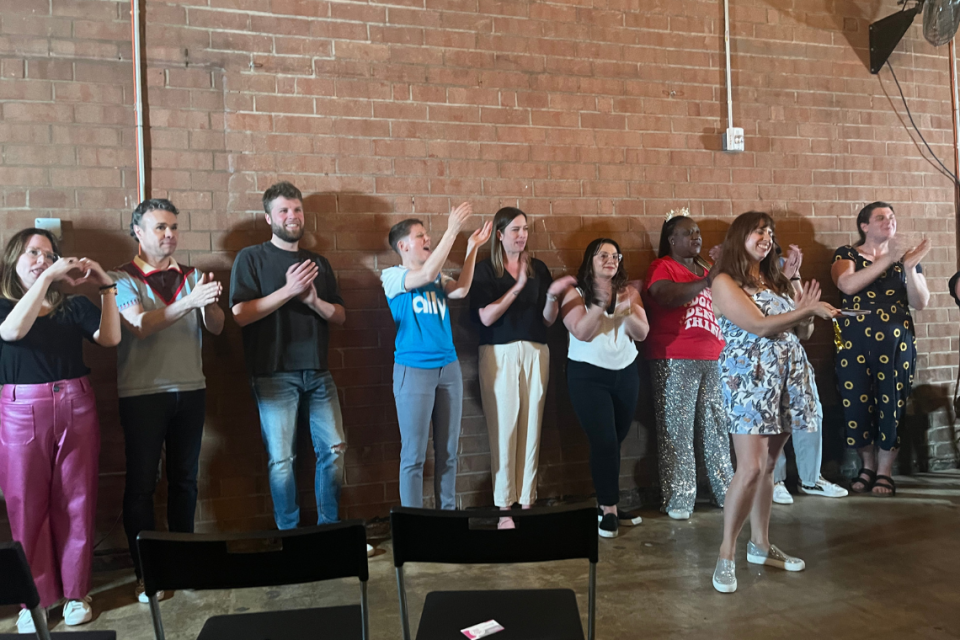 Femmeprov, a group of femme-identifying and nonbinary performers, uses improv to raise money for causes like Time Out Youth and the Carolina Abortion Fund.