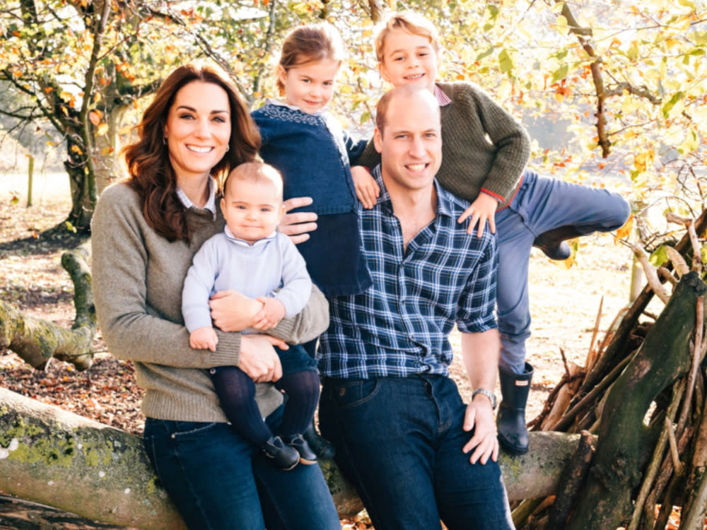 Die Weihnachtskarte von Prinz William und seiner Familie aus dem vergangenen Jahr (Bild: Kensington Palace/Matt Porteous)