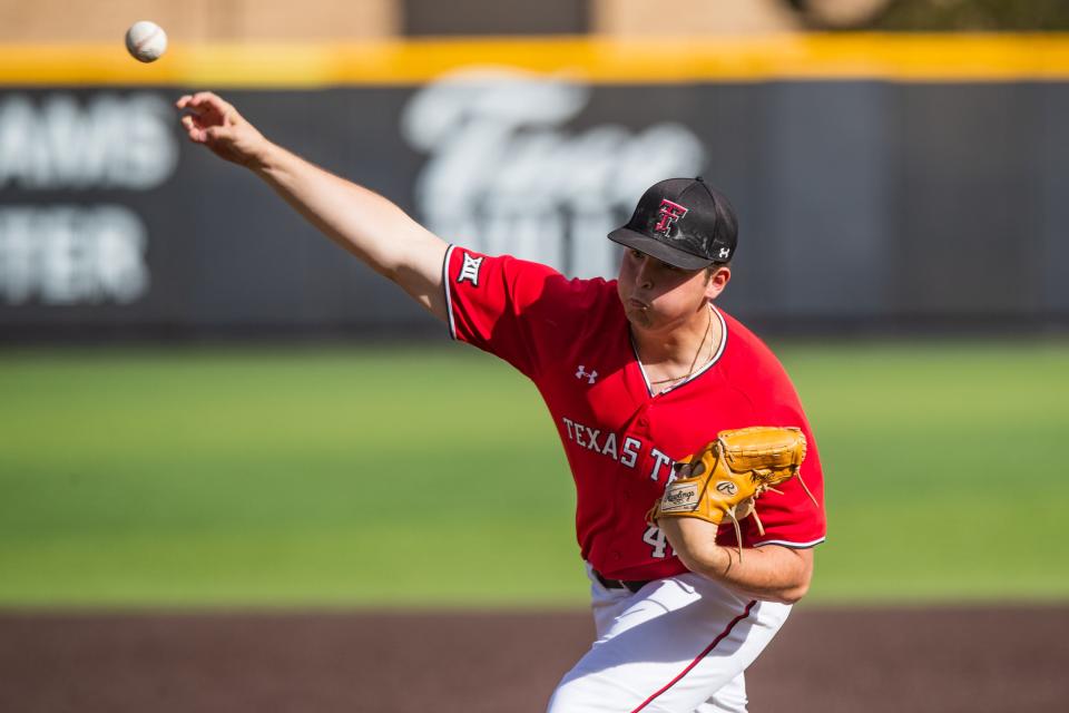 Texas Tech pitcher Mac Heuer, who came out of a Sunday start against Oklahoma with lat-muscle irritation, won't pitch this weekend in the Red Raiders' series at No. 20 Oklahoma State, Tech coach Tim Tadlock said. Heuer is 4-5 this season with a 5.94 earned-run average.