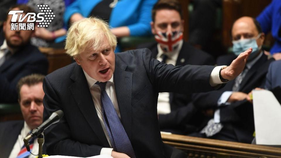 英國首相強生（Boris Johnson）。（圖／達志影像美聯社）