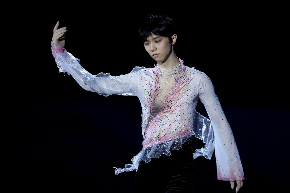 羽生結弦告別業餘身份專注追求個人極限。（Photo by David Ramos/Getty Images）